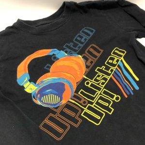 Boys “Listen Up ‘ Headphones LS T-shirt
